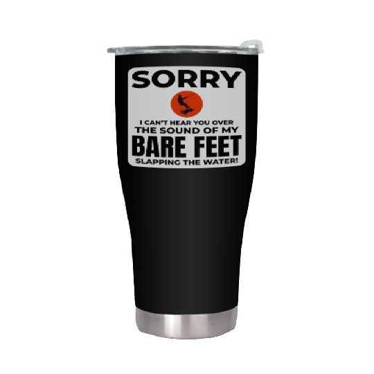 Barefoot Water Skiing Extreme Sports Barefooting Stainless Steel Tumblers