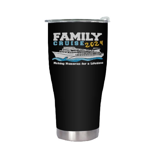 Family Cruise 2024 Cruising Tour Voyage Matching Stainless Steel Tumblers