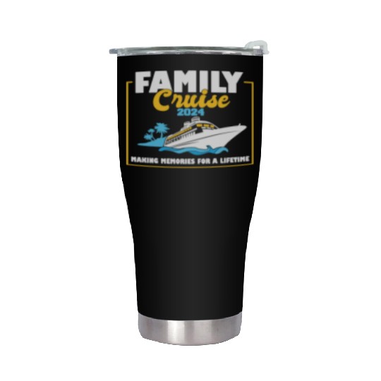 Family Cruise 2024 Voyage Cruising Tour Matching Stainless Steel Tumblers
