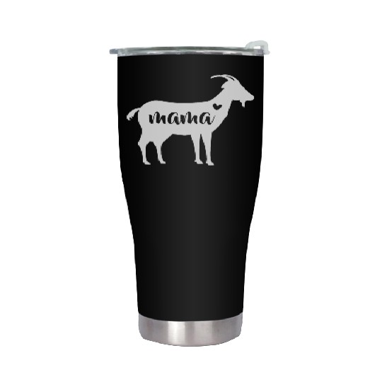 Goat Mothers Day Mama Farm Mom Lover Gift Women Stainless Steel Tumblers