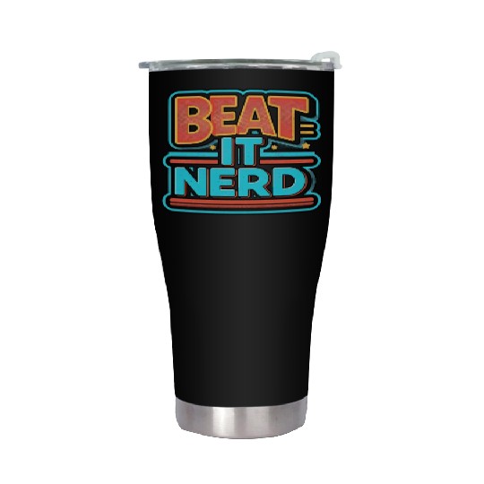 Beat it Nerd 8 Stainless Steel Tumblers