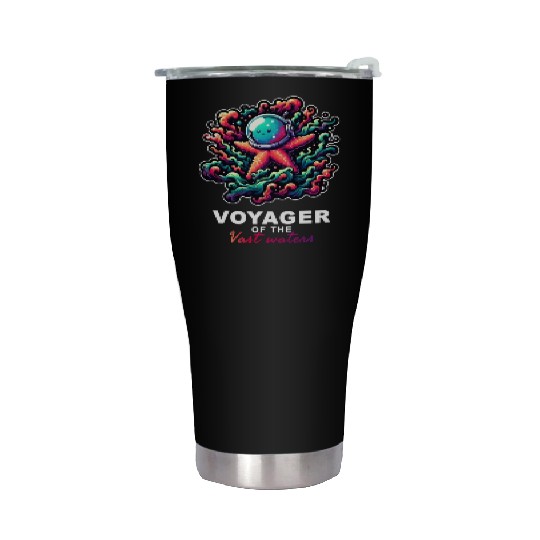 Explore the Deep: Inspirational Quote Stainless Steel Tumblers