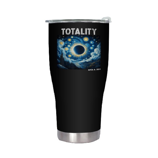 Solar Eclipse 2024 Totality April 8th Astronomy Stainless Steel Tumblers