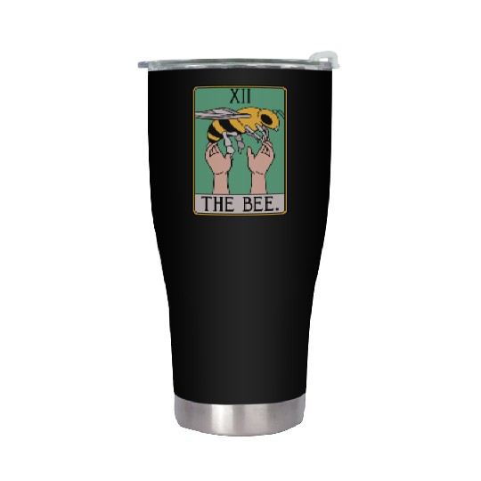 The Bee - Tarot Card Stainless Steel Tumblers
