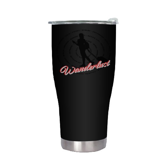 Wanderlust Solo Travel Stainless Steel Tumblers