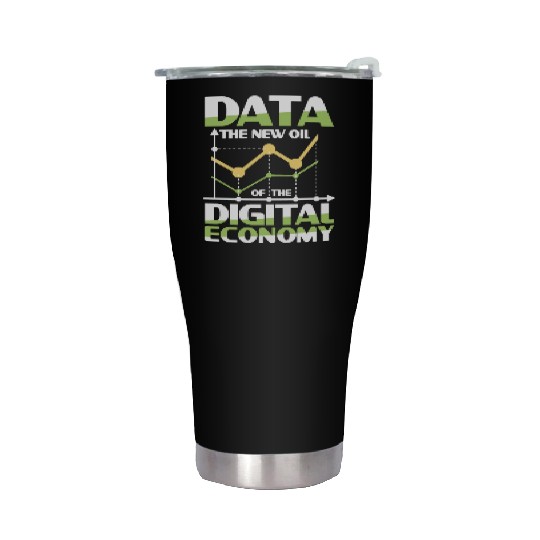 Data The New Oil Of The Digital Economy Stainless Steel Tumblers