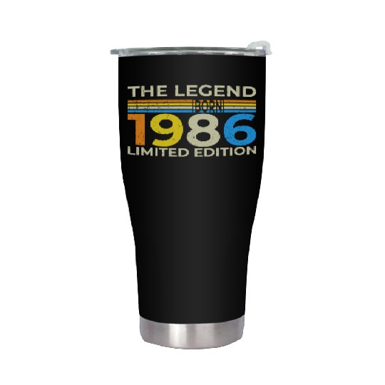 The Legend 1986 Logo Design Limited Edition Stainless Steel Tumblers