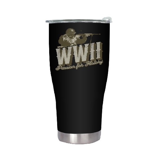 World War 2 - Passion For History Stainless Steel Tumblers