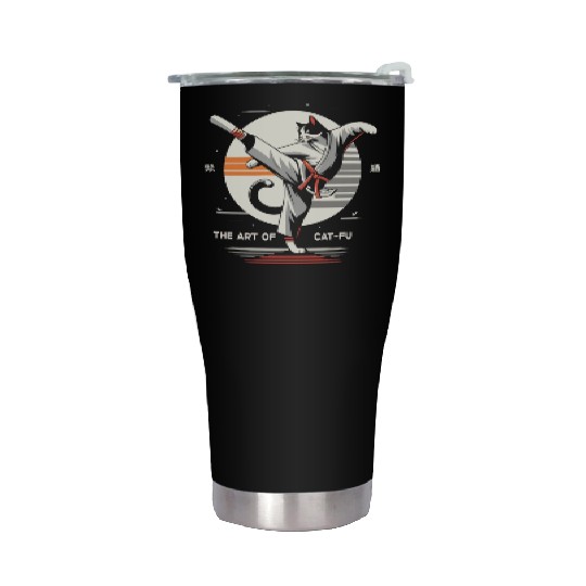 Kung Fu Chinese Kung Fu Asian Kung Fu Self defense Stainless Steel Tumblers
