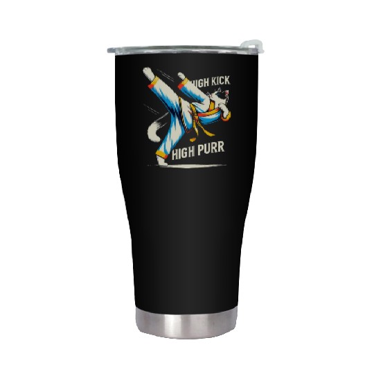Kung Fu Chinese Kung Fu Asian Kung Fu Self defense Stainless Steel Tumblers