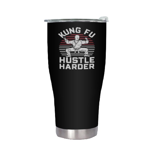 Kung Fu Chinese Kung Fu Asian Kung Fu Self defense Stainless Steel Tumblers