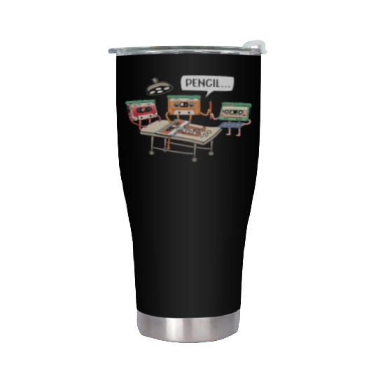 Cassette Tape 80s Music Lover Stainless Steel Tumblers