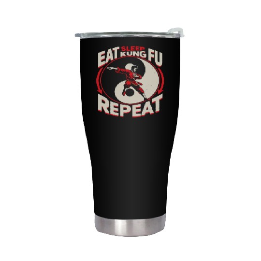 Kung Fu Chinese Kung Fu Asian Kung Fu Self defense Stainless Steel Tumblers