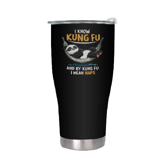 Kung Fu Chinese Kung Fu Asian Kung Fu Self defense Stainless Steel Tumblers