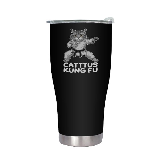 Kung Fu Chinese Kung Fu Asian Kung Fu Self defense Stainless Steel Tumblers
