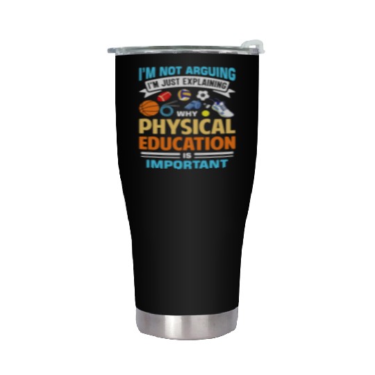 Inspiring Physical Education Teacher Design for PE Stainless Steel Tumblers