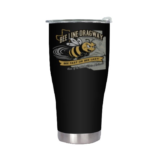 Vintage Bee Line Dragway in Scottsdale Arizonna Stainless Steel Tumblers