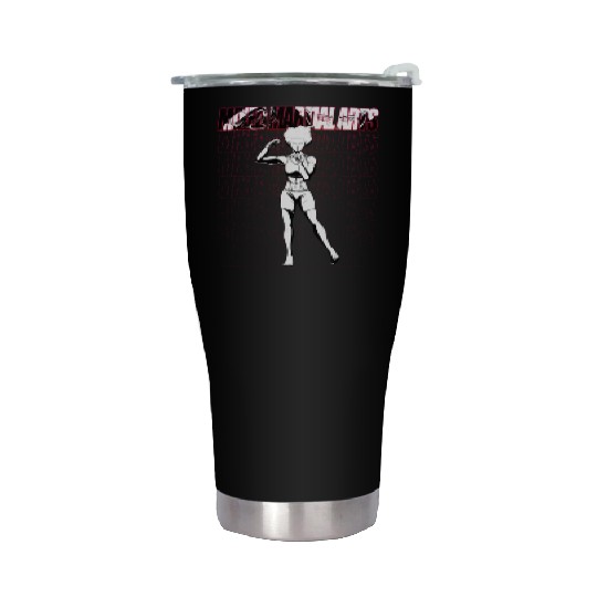 SSv1 MMA FeMale Graphic Stainless Steel Tumblers