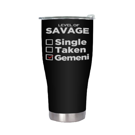 Zodiac Single Taken Gemini Stainless Steel Tumblers