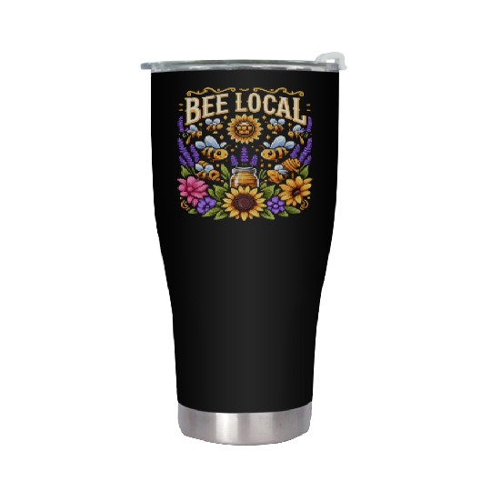 Farmers Market Farmer Agriculture Farming Food Stainless Steel Tumblers