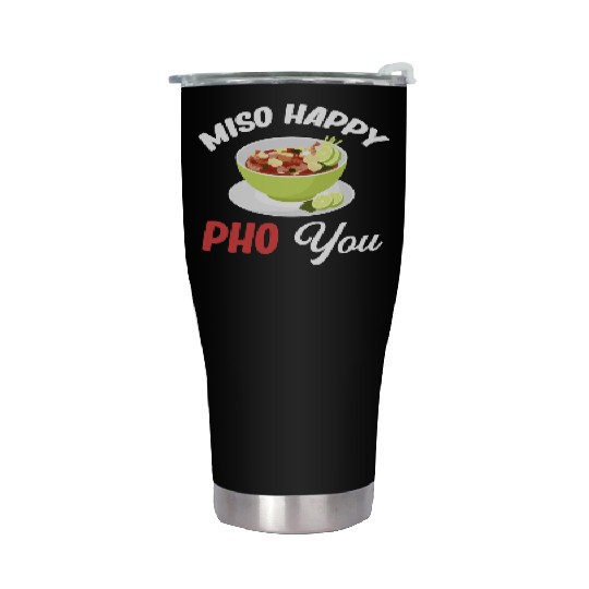 Miso Happy Pho You Asian Chinese Cuisine Stainless Steel Tumblers