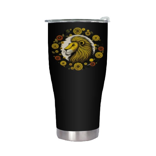 Marigold Leo Lion Stainless Steel Tumblers