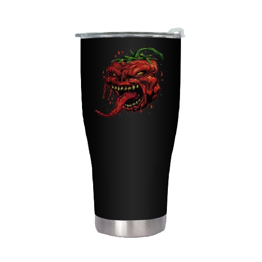BBQ Hot Chili Carolina Reaper Hot Sauce Gift idea Stainless Steel Tumblers
