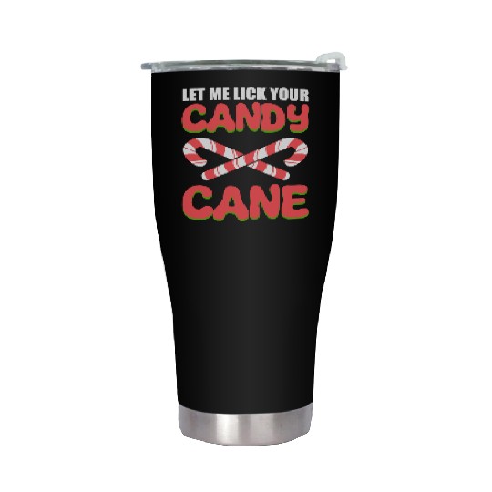 Reindeer And Candy Cane Candy Maker Stainless Steel Tumblers