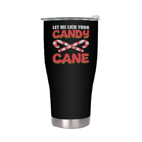 Reindeer And Candy Cane Candy Maker Stainless Steel Tumblers