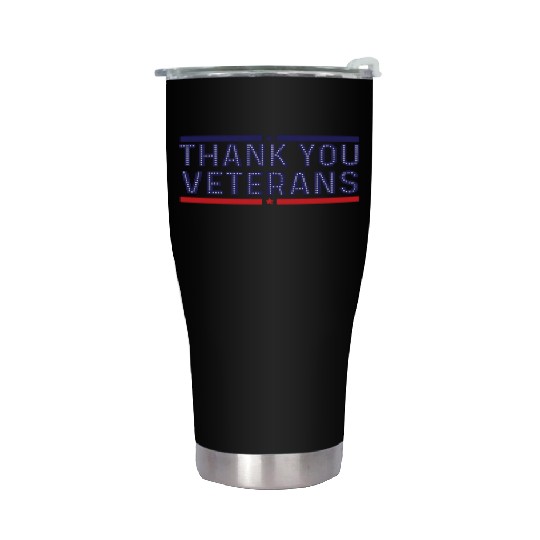 THANK YOU VETERANS Stainless Steel Tumblers