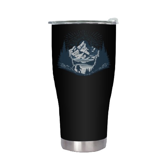 Mountain Hiking Stainless Steel Tumblers