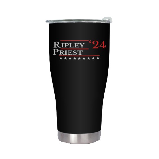 FUNNY 2024 ELECTION Ripley Priest, Wrestling Fan Stainless Steel Tumblers