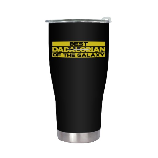 best dadalorian of the galaxy Stainless Steel Tumblers