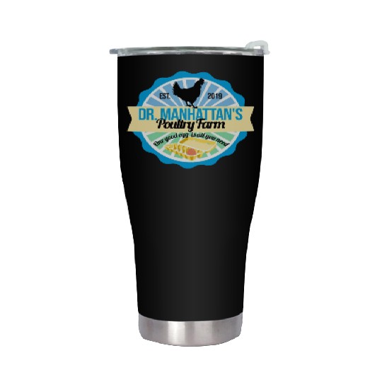 Dr Manhattan Poultry Farm Stainless Steel Tumblers