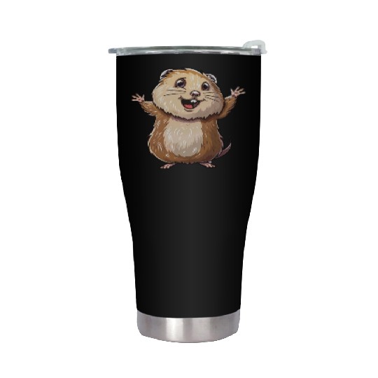 Happy Lemming Embrace The Joyful Moments Stainless Steel Tumblers