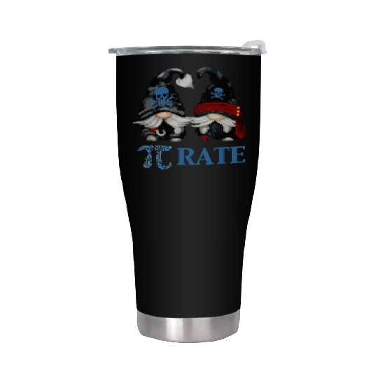 Funny Octopus Pi Day Symbol For Math Teacher Pirat Stainless Steel Tumblers