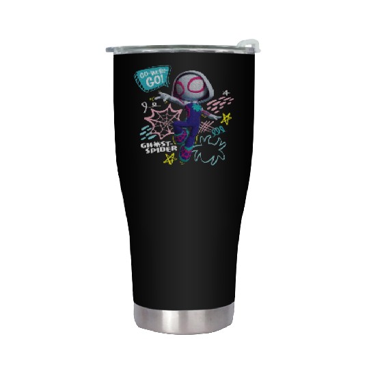 Marvel Spidey And His Amazing Friends Ghost Spider Stainless Steel Tumblers