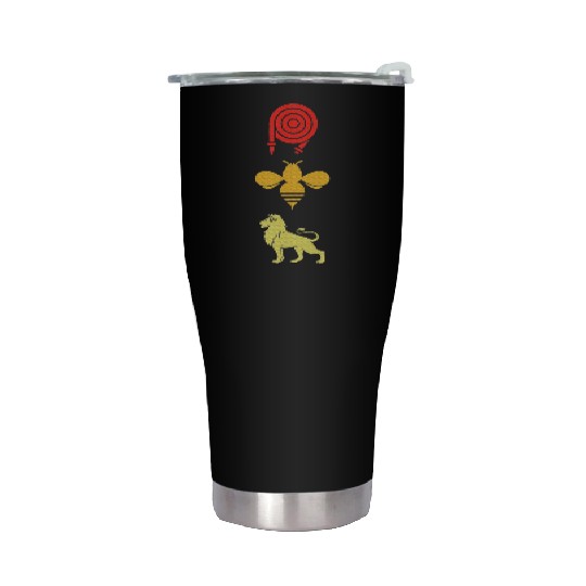 Hose Bee Lion Stainless Steel Tumblers