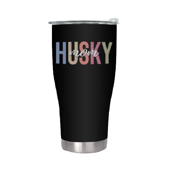Siberian Husky Dog Lover Mom Stainless Steel Tumblers