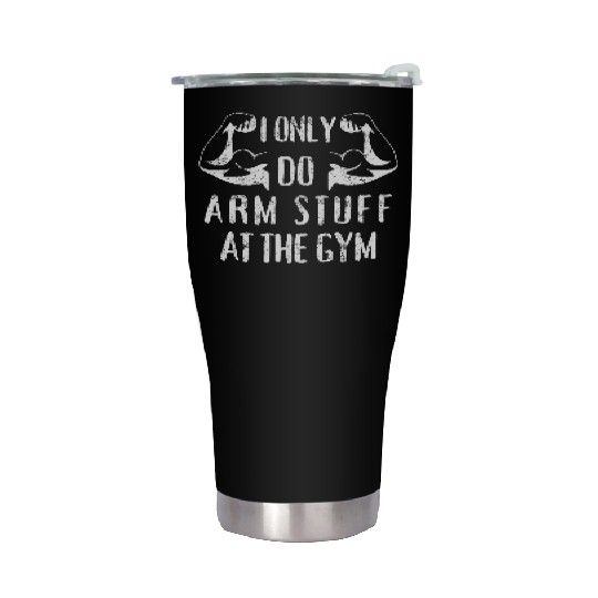 Gym Arm Day workout Fitness Stainless Steel Tumblers