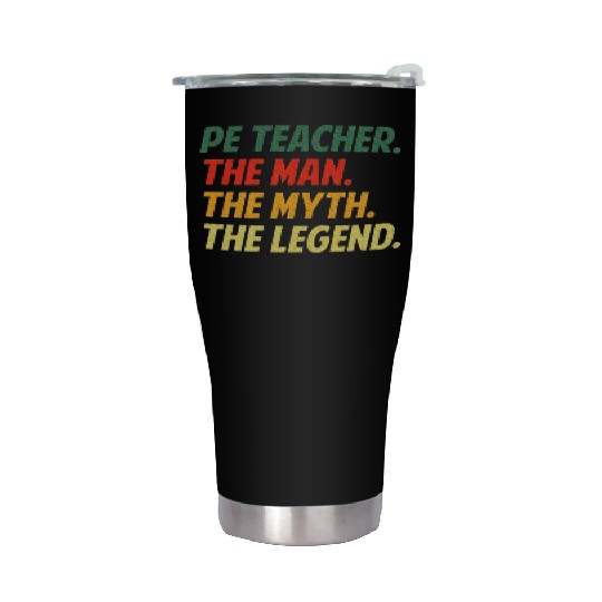 Cool PE Teacher Art Physical Education Teacher Stainless Steel Tumblers