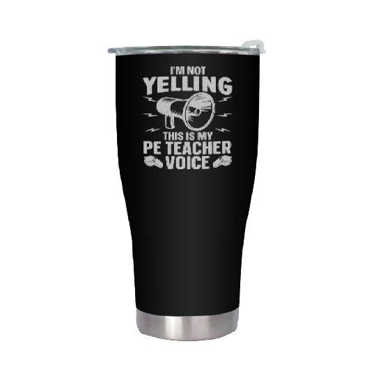 Cool PE Teacher Art Physical Education Teacher Stainless Steel Tumblers
