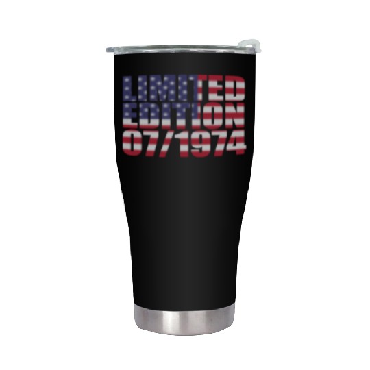 50th birthday Limited Edition USA 07/1974 Stainless Steel Tumblers