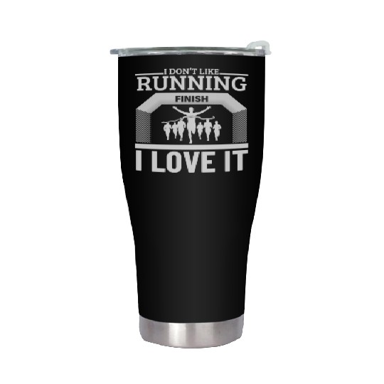 I Love Running Funny Marathon Stainless Steel Tumblers
