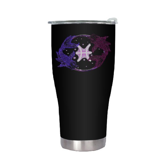 Pisces February March Birthday Horoscope Lover Stainless Steel Tumblers