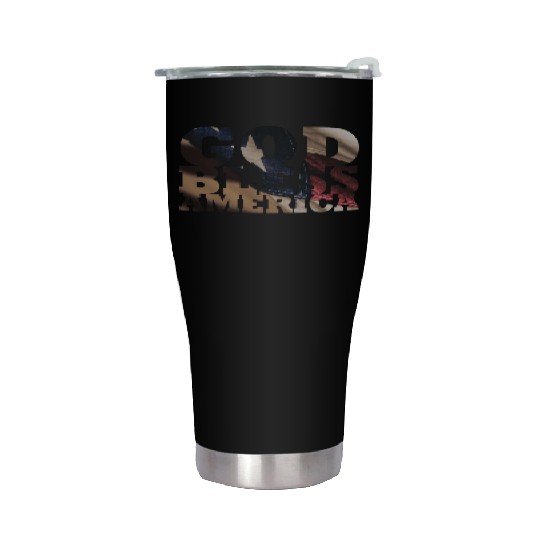 God Bless America Stainless Steel Tumblers
