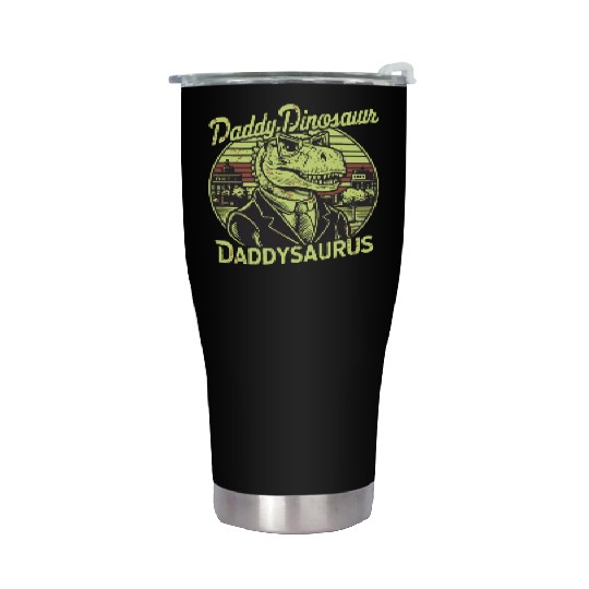 Daddy Dinosaur Daddysauru Supernatural Stainless Steel Tumblers
