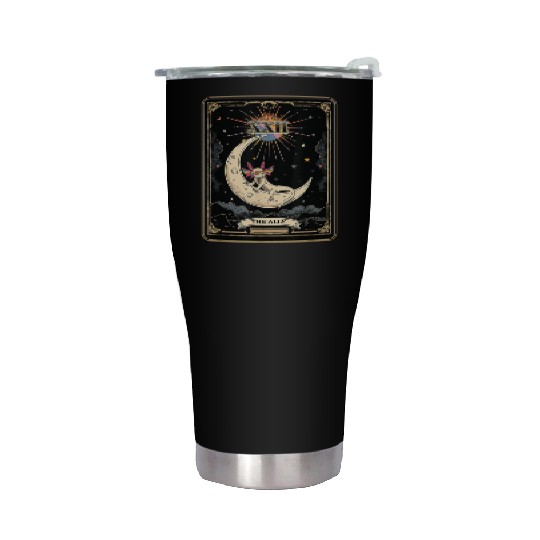 Pride Rainbow Sunglasses Ally Axolotl Stainless Steel Tumblers