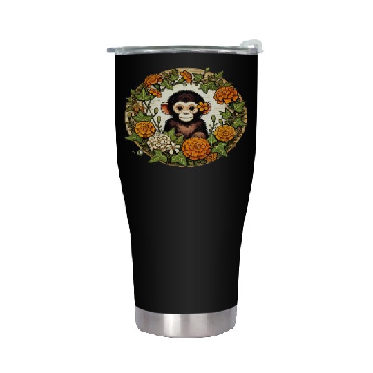 Chimpanzee Stainless Steel Tumblers