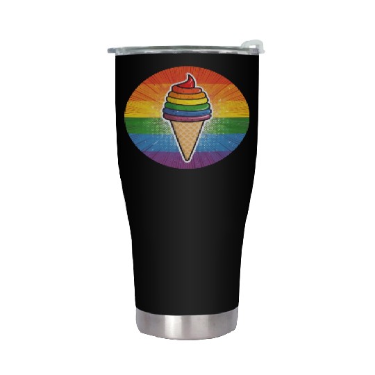 LGBTQ Ice Cream Stainless Steel Tumblers